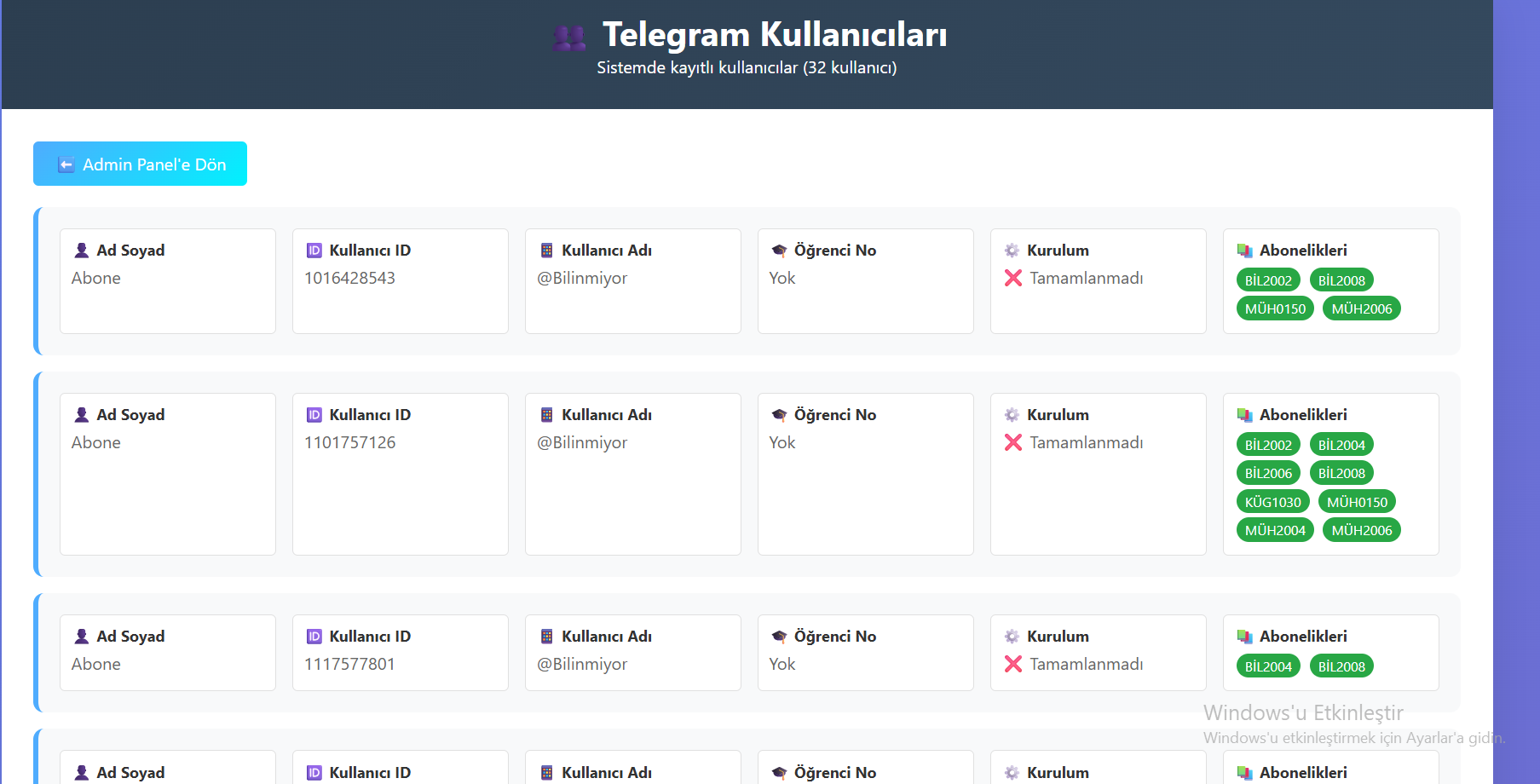 Grade Notification Automation preview